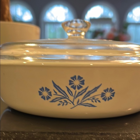 "Cornflower Blue" - 6.5" Menuette Pan/Skillet (P-83-B) with Lid (A-9-C) - Picture 2 of 11